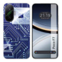Funda Silicona para Xiaomi Poco F7 5G diseño Circuito Dibujos