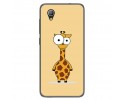 Funda Gel Tpu para Alcatel 1 / Orange Rise 54 / Vodafone Smart E9 Diseño Jirafa Dibujos