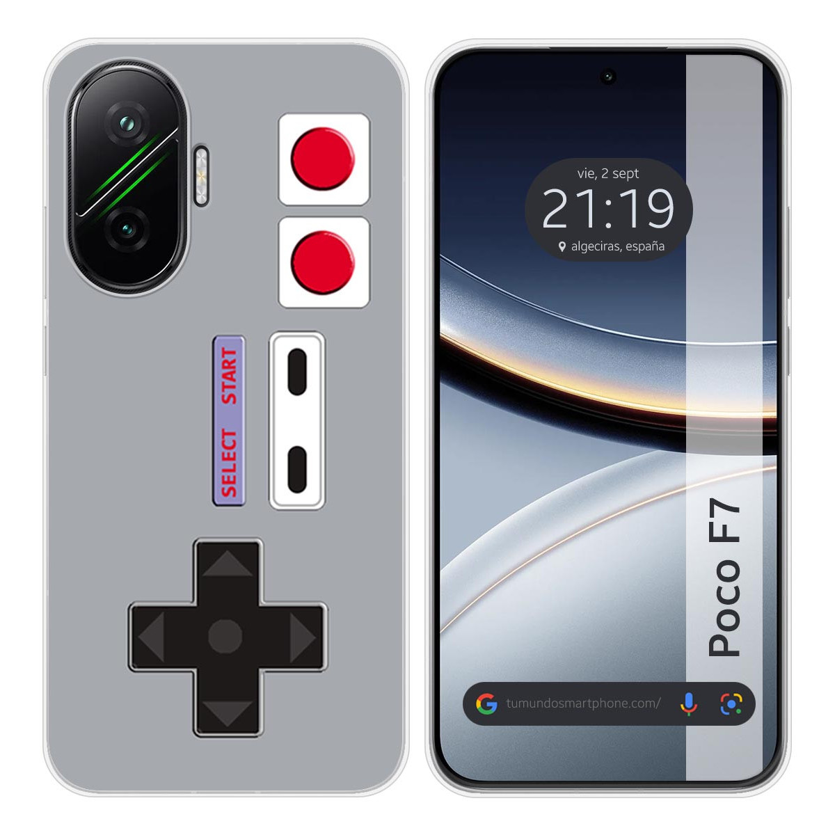 Funda Silicona para Xiaomi Poco F7 5G diseño Consola Dibujos