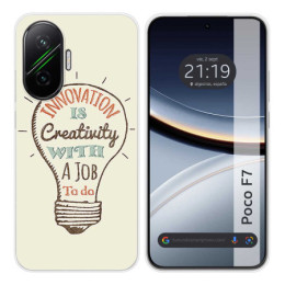 Funda Silicona para Xiaomi Poco F7 5G diseño Creativity Dibujos