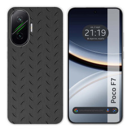 Funda Silicona para Xiaomi Poco F7 5G diseño Metal Dibujos