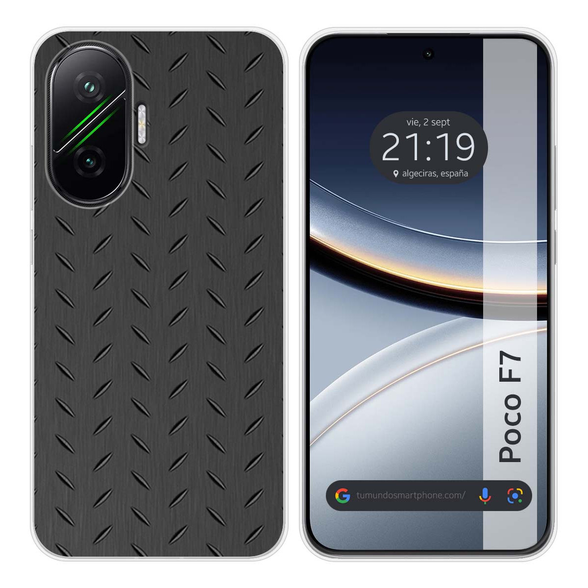 Funda Silicona para Xiaomi Poco F7 5G diseño Metal Dibujos