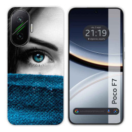 Funda Silicona para Xiaomi Poco F7 5G diseño Ojo Dibujos