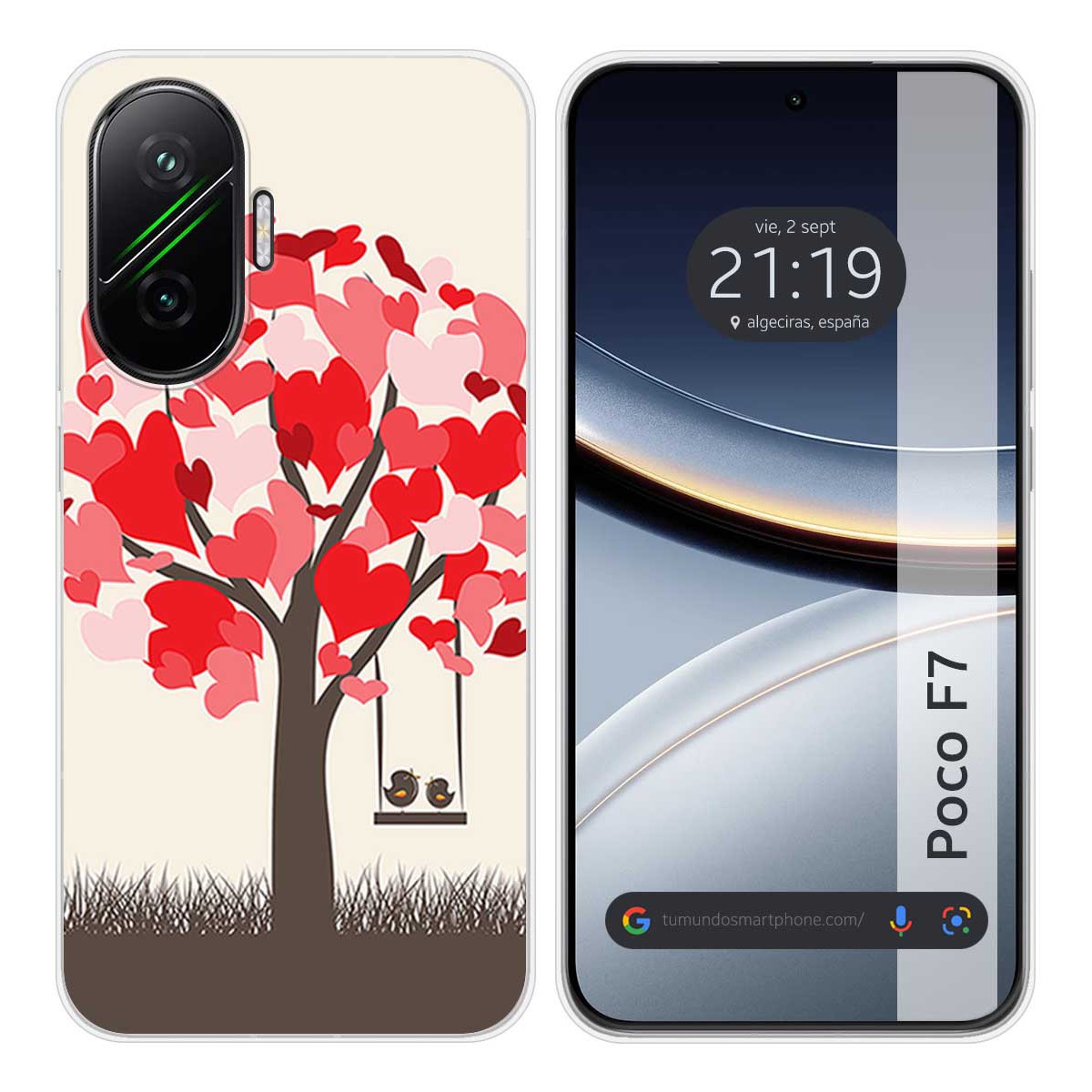 Funda Silicona para Xiaomi Poco F7 5G diseño Pajaritos Dibujos