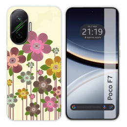 Funda Silicona para Xiaomi Poco F7 5G diseño Primavera En Flor Dibujos
