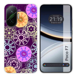 Funda Silicona para Xiaomi Poco F7 5G diseño Radial Dibujos
