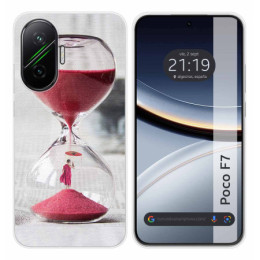 Funda Silicona para Xiaomi Poco F7 5G diseño Reloj Dibujos