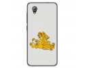Funda Gel Tpu para Alcatel 1 / Orange Rise 54 / Vodafone Smart E9 Diseño Leones Dibujos
