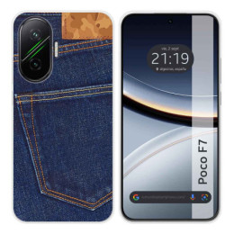 Funda Silicona para Xiaomi Poco F7 5G diseño Vaquero Dibujos