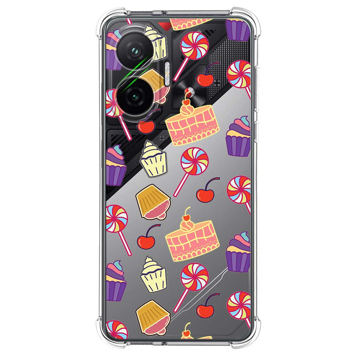 Funda Silicona Antigolpes para Xiaomi Poco F7 5G diseño Dulces 01 Dibujos