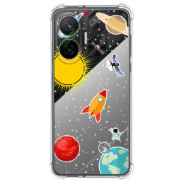 Funda Silicona Antigolpes para Xiaomi Poco F7 5G diseño Espacio Dibujos
