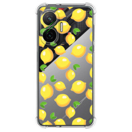 Funda Silicona Antigolpes para Xiaomi Poco F7 5G diseño Limones Dibujos