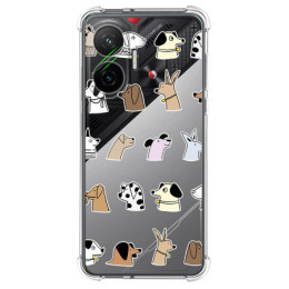 Funda Silicona Antigolpes para Xiaomi Poco F7 5G diseño Perros Dibujos