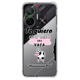 Funda Silicona Antigolpes para Xiaomi Poco F7 5G diseño Vaca Dibujos
