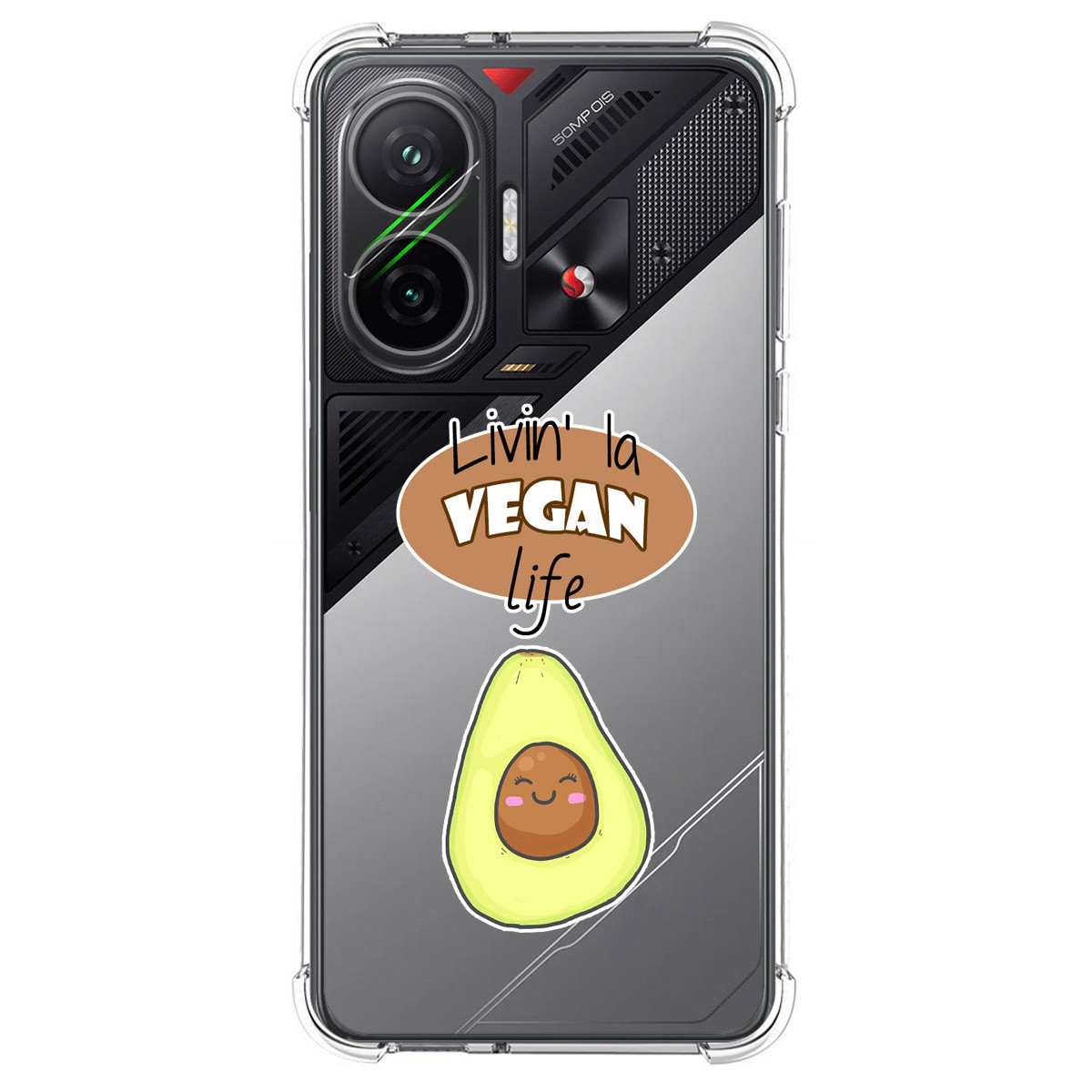 Funda Silicona Antigolpes para Xiaomi Poco F7 5G diseño Vegan Life Dibujos