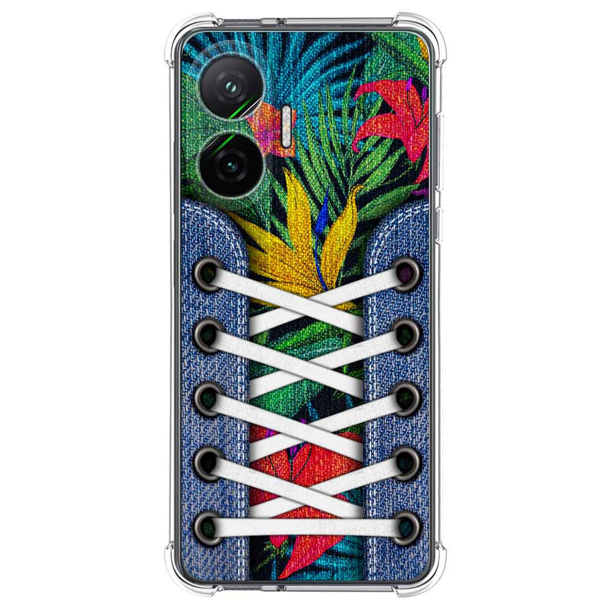 Funda Silicona Antigolpes para Xiaomi Poco F7 5G diseño Zapatillas 12 Dibujos