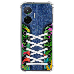 Funda Silicona Antigolpes para Xiaomi Poco F7 5G diseño Zapatillas 13 Dibujos