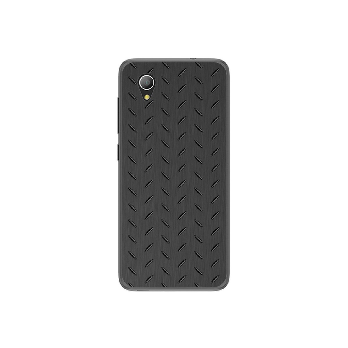 Funda Gel Tpu para Alcatel 1 / Orange Rise 54 / Vodafone Smart E9 Diseño Metal Dibujos