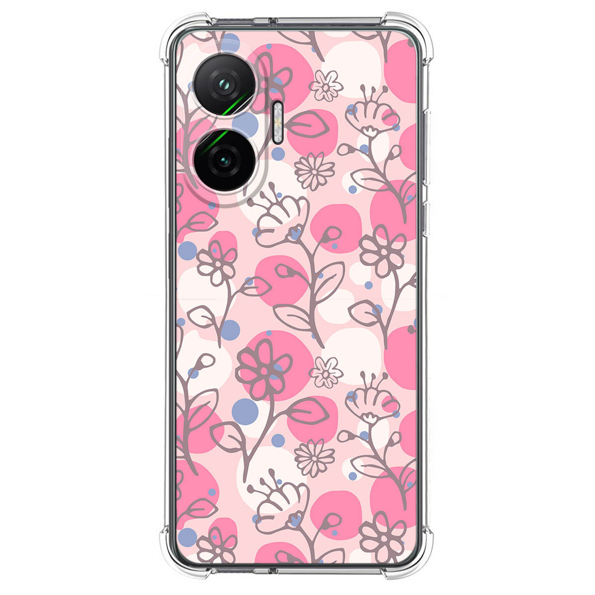 Funda Silicona Antigolpes para Xiaomi Poco F7 5G diseño Flores 07 Dibujos