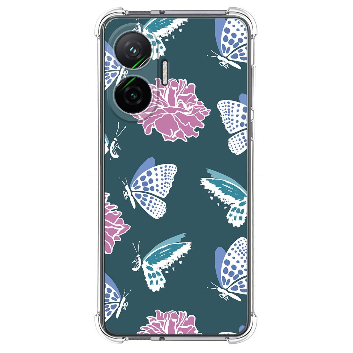 Funda Silicona Antigolpes para Xiaomi Poco F7 5G diseño Flores 10 Dibujos