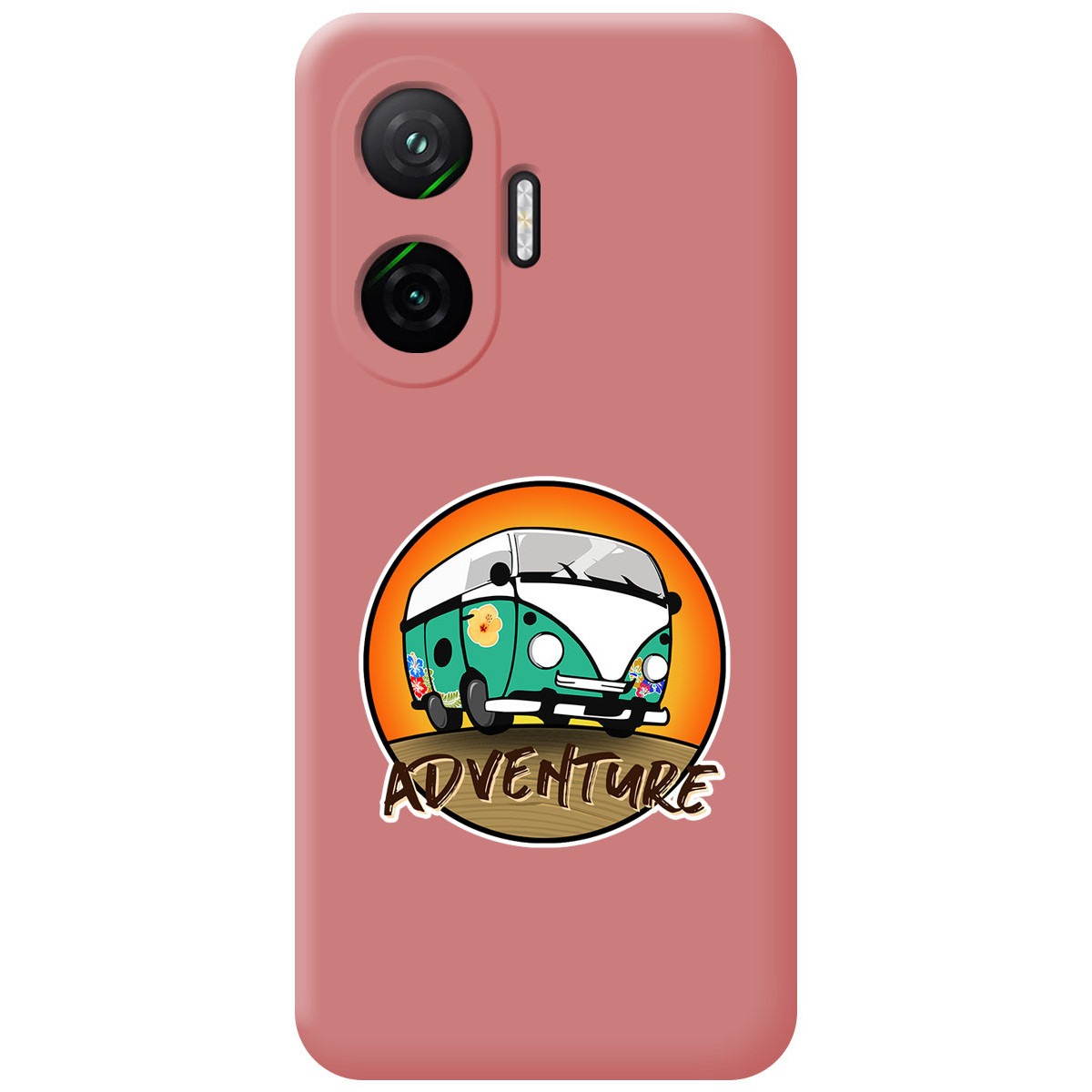 Funda Silicona Líquida Rosa para Xiaomi Poco F7 5G diseño Adventure Dibujos