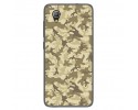 Funda Gel Tpu para Alcatel 1 / Orange Rise 54 / Vodafone Smart E9 Diseño Sand Camuflaje Dibujos