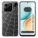 Funda Silicona Transparente para Huawei Honor 400 Smart 5G diseño Araña Dibujos