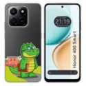 Funda Silicona Transparente para Huawei Honor 400 Smart 5G diseño Coco Dibujos