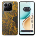Funda Silicona Transparente para Huawei Honor 400 Smart 5G diseño Hojas Dibujos