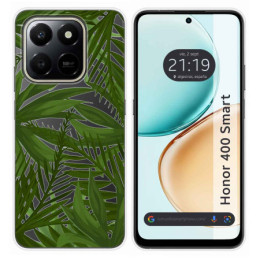 Funda Silicona Transparente para Huawei Honor 400 Smart 5G diseño Jungla Dibujos