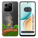 Funda Silicona Transparente para Huawei Honor 400 Smart 5G diseño Mono Dibujos