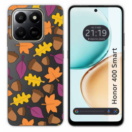 Funda Silicona Transparente para Huawei Honor 400 Smart 5G diseño Otoño Dibujos
