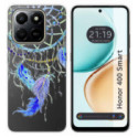 Funda Silicona Transparente para Huawei Honor 400 Smart 5G diseño Plumas Dibujos