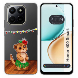 Funda Silicona Transparente para Huawei Honor 400 Smart 5G diseño Suricata Dibujos