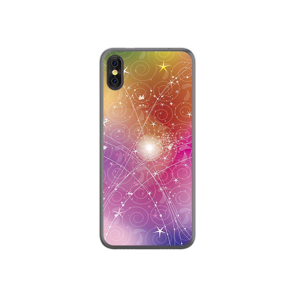 Funda Gel Tpu para Doogee X53 Diseño Abstracto Dibujos