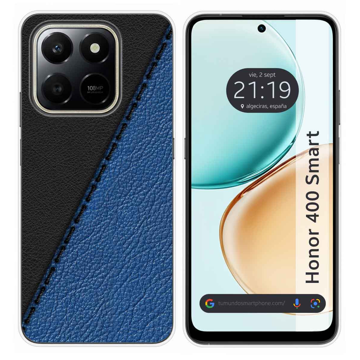 Funda Silicona para Huawei Honor 400 Smart 5G diseño Cuero 02 Dibujos