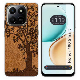 Funda Silicona para Huawei Honor 400 Smart 5G diseño Cuero 03 Dibujos
