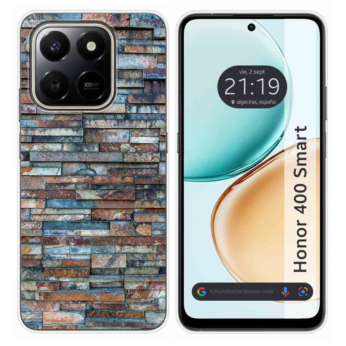 Funda Silicona para Huawei Honor 400 Smart 5G diseño Ladrillo 05 Dibujos