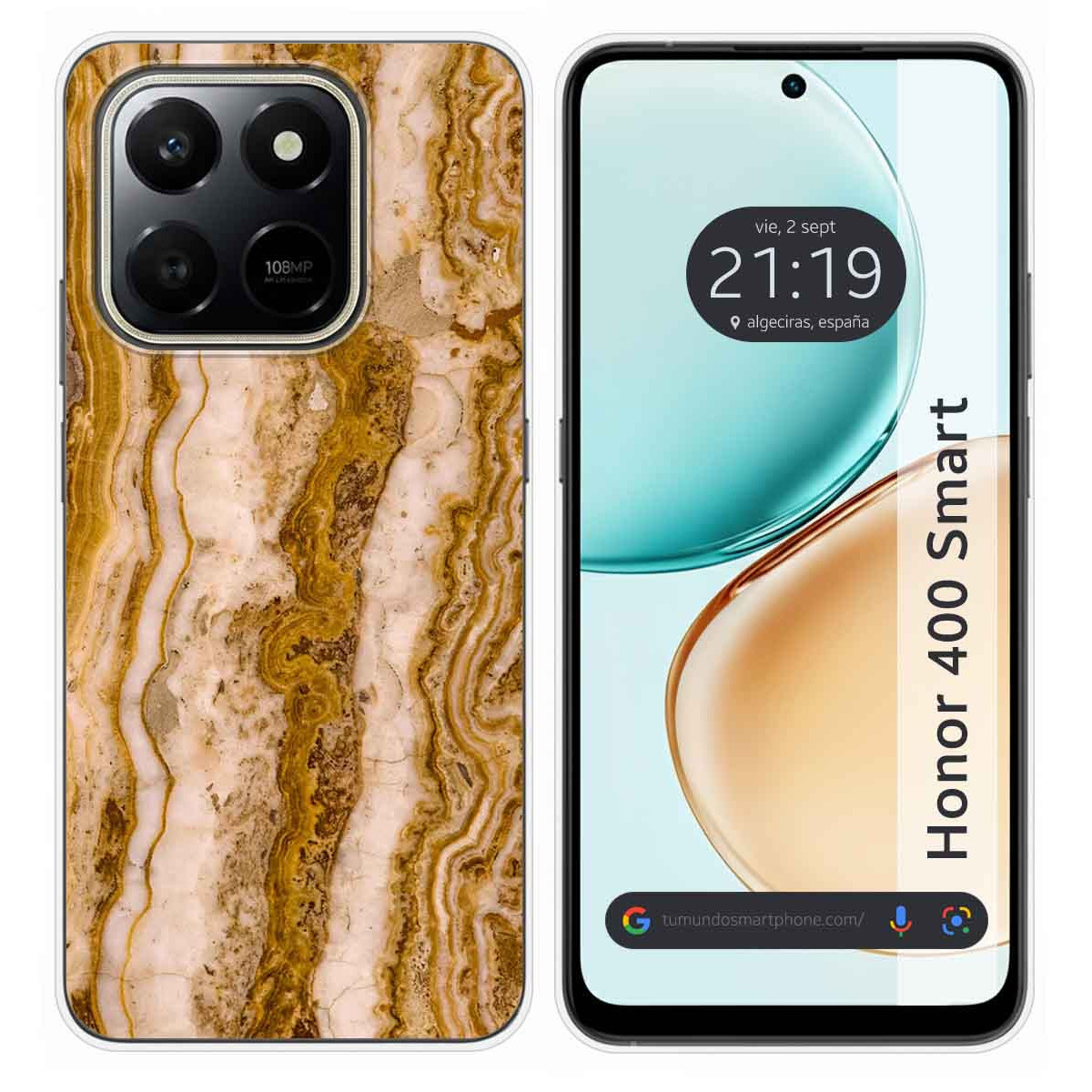 Funda Silicona para Huawei Honor 400 Smart 5G diseño Mármol 10 Dibujos