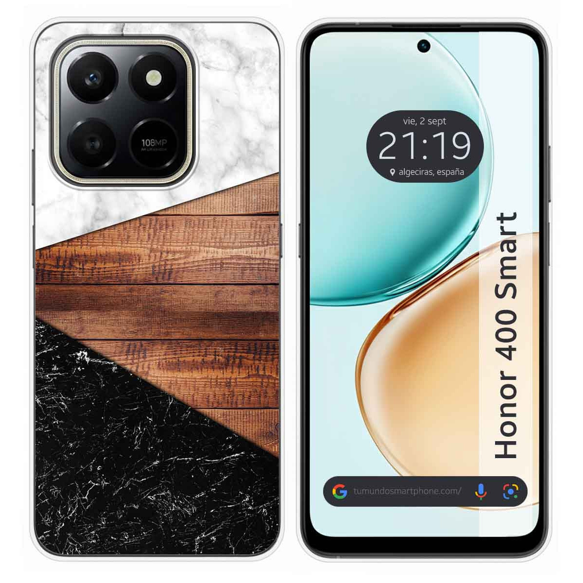 Funda Silicona para Huawei Honor 400 Smart 5G diseño Mármol 11 Dibujos