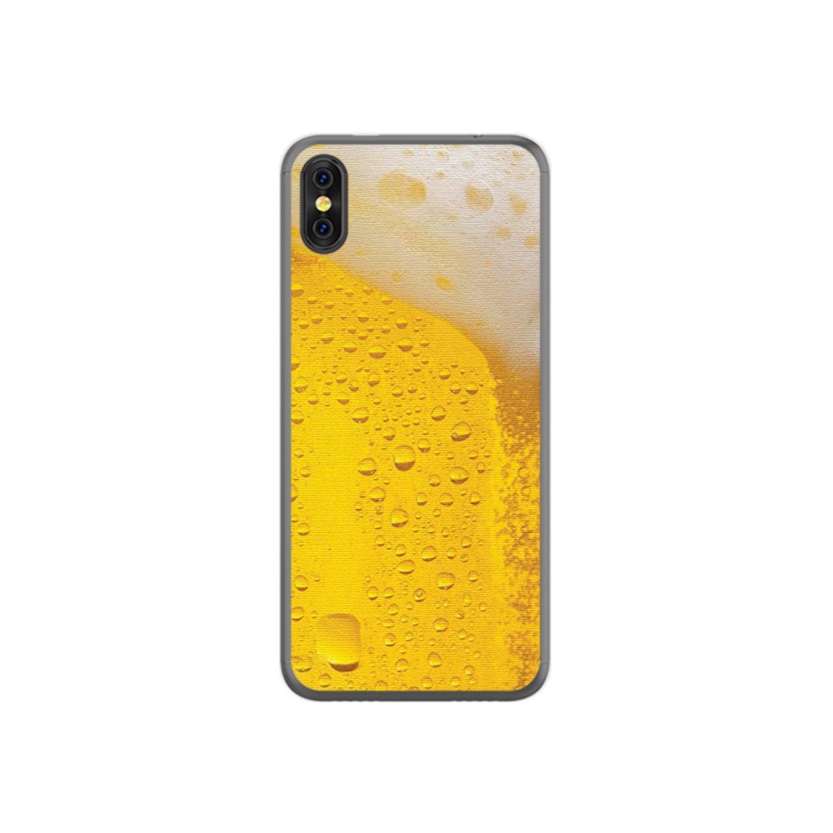 Funda Gel Tpu para Doogee X53 Diseño Cerveza Dibujos