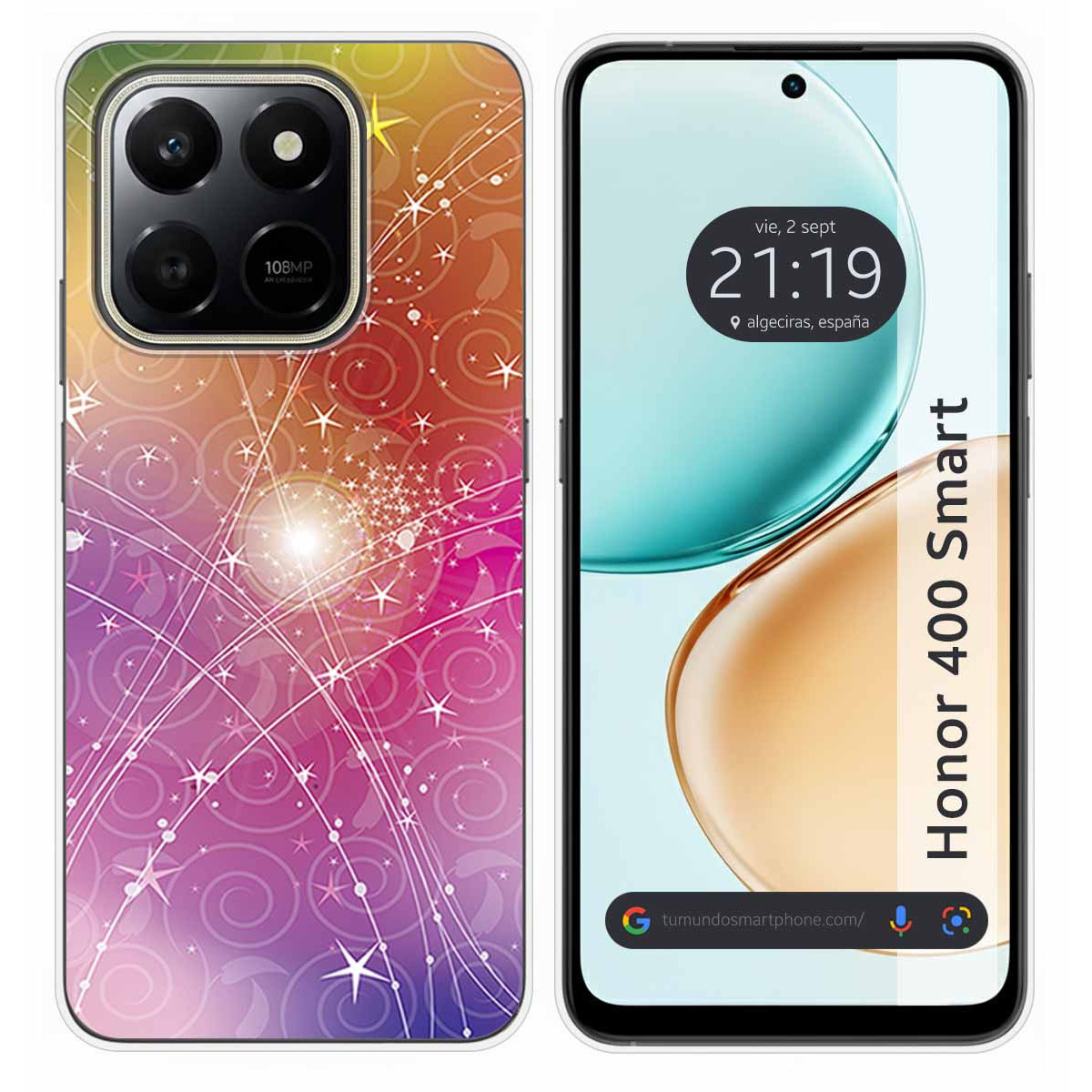 Funda Silicona para Huawei Honor 400 Smart 5G diseño Abstracto Dibujos