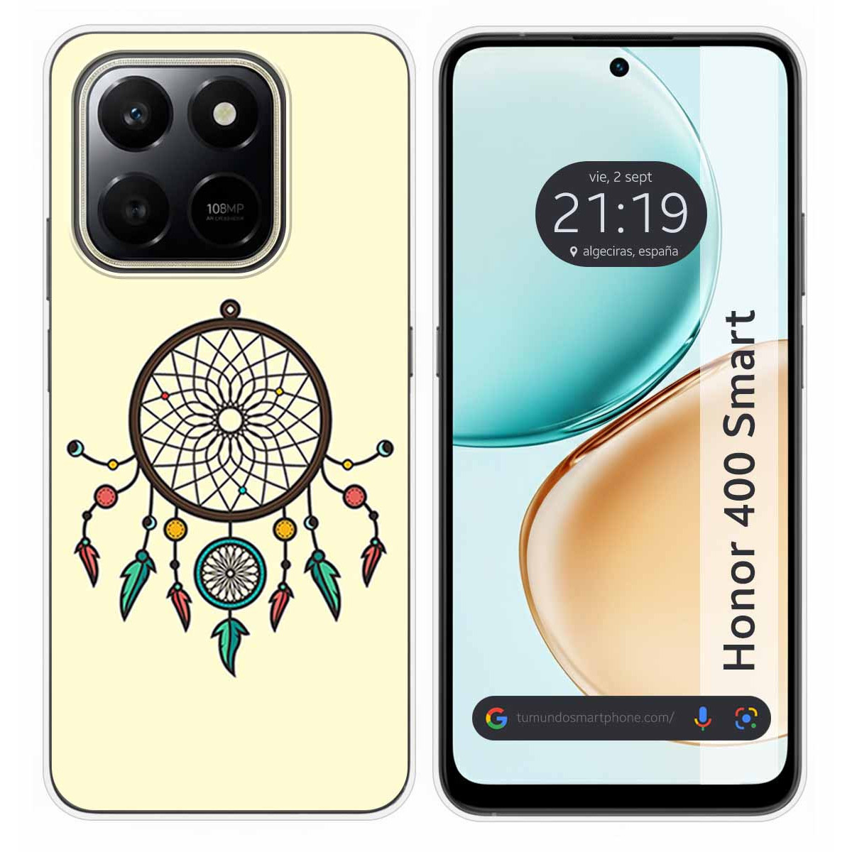 Funda Silicona para Huawei Honor 400 Smart 5G diseño Atrapasueños Dibujos