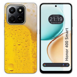 Funda Silicona para Huawei Honor 400 Smart 5G diseño Cerveza Dibujos