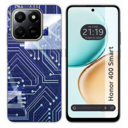 Funda Silicona para Huawei Honor 400 Smart 5G diseño Circuito Dibujos