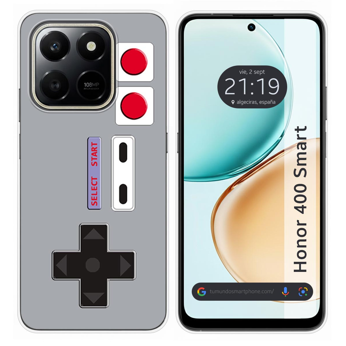 Funda Silicona para Huawei Honor 400 Smart 5G diseño Consola Dibujos