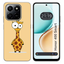 Funda Silicona para Huawei Honor 400 Smart 5G diseño Jirafa Dibujos