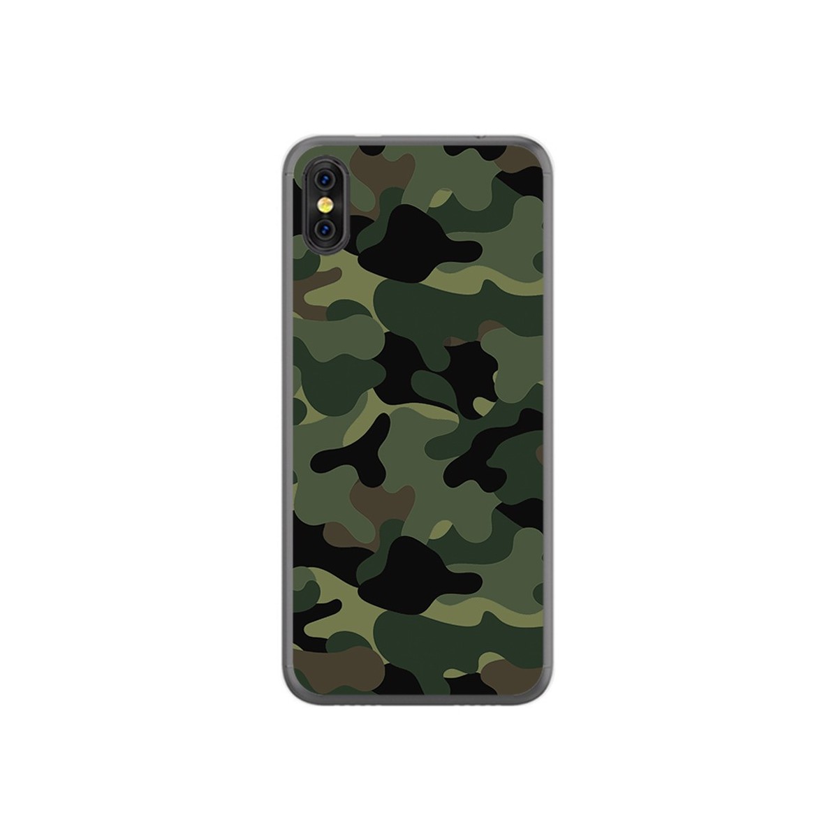 Funda Gel Tpu para Doogee X53 Diseño Camuflaje Dibujos