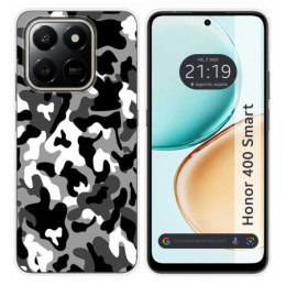 Funda Silicona para Huawei Honor 400 Smart 5G diseño Snow Camuflaje Dibujos
