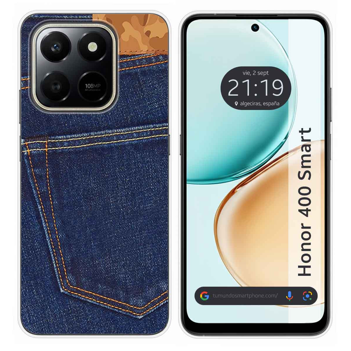 Funda Silicona para Huawei Honor 400 Smart 5G diseño Vaquero Dibujos